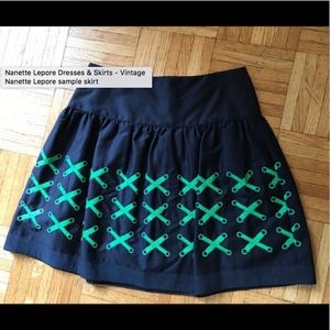 Vintage Nanette Lepore sample skirt